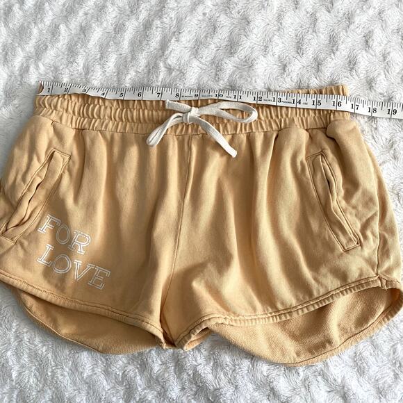 Anthropologie Daily Practice Peach Orange For Love Jersey Knit Shorts S - Picture 7 of 9